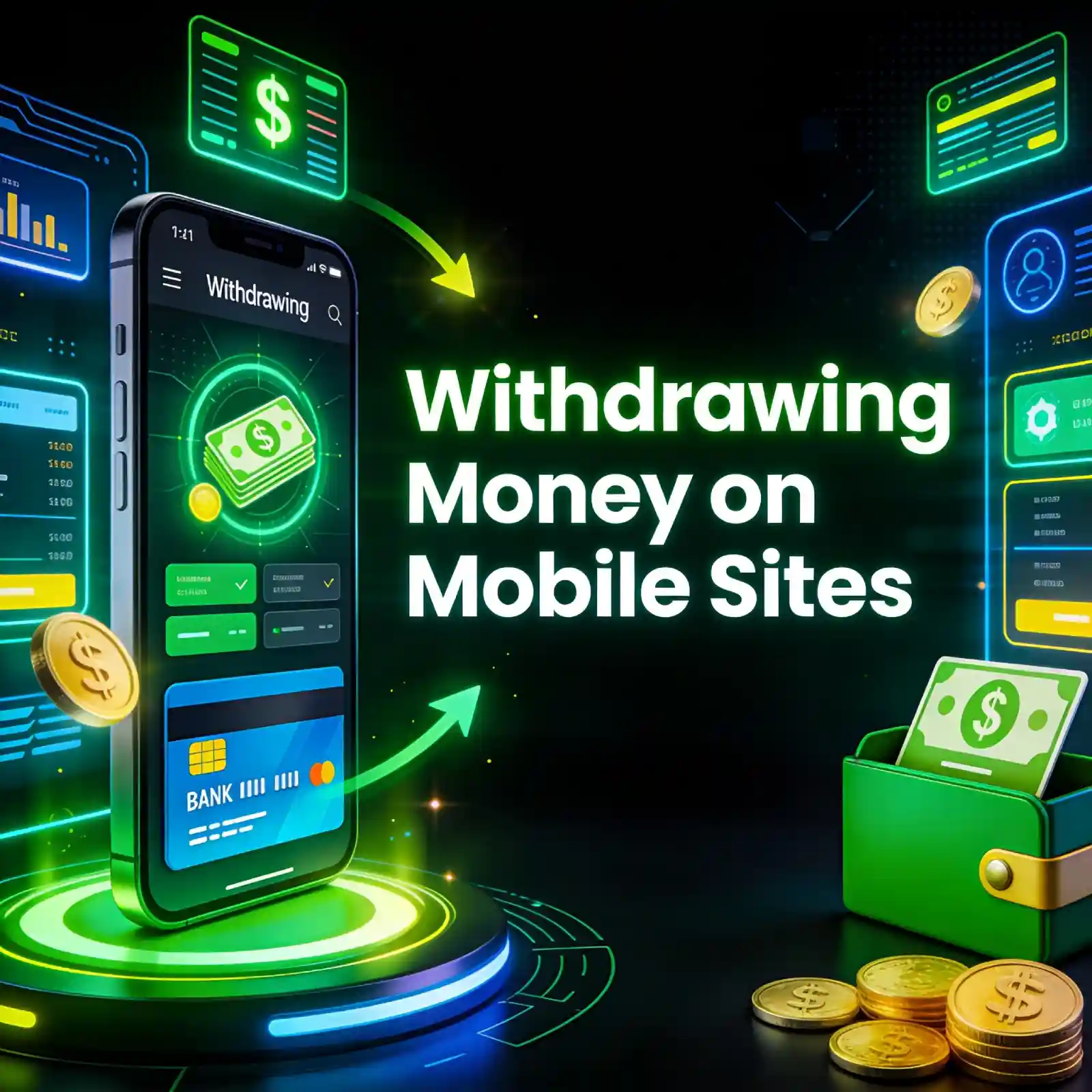 Withdrawing Money on Mobile Sites