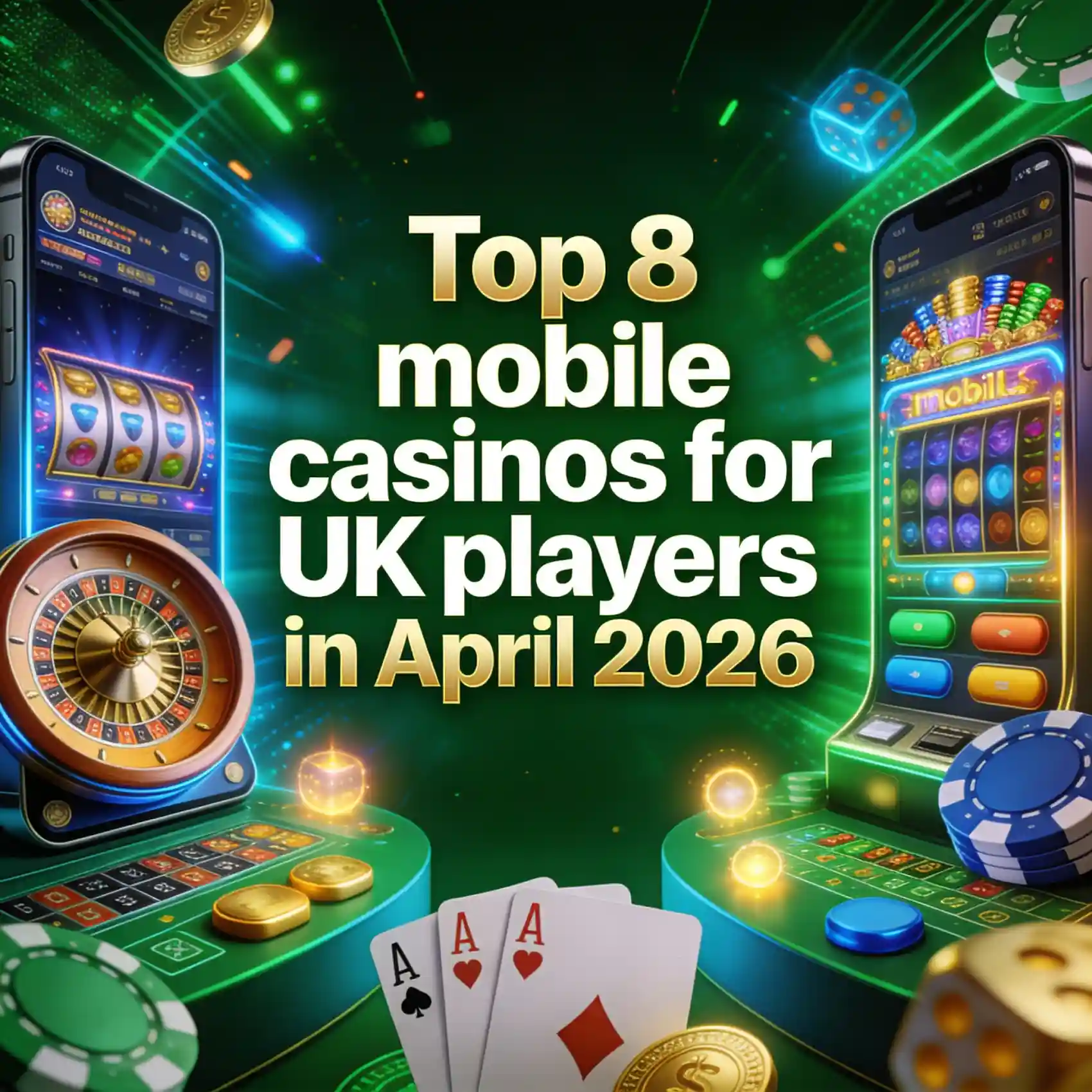 Top 8 mobile casinos for UK players in April 2026